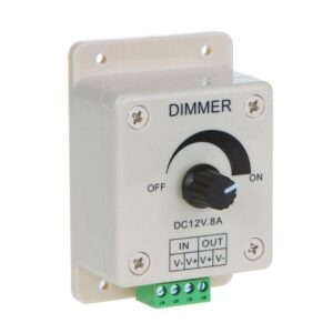 LED Димер регулатор на напрежение 12V-24V 8A 96W PWM