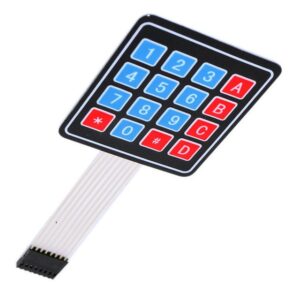 Ултра тънка мембранна клавиатура 4х4 Arduino 16 бутона