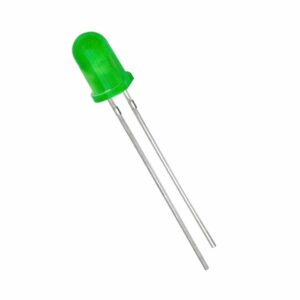 Зелен LED диод 5мм 10 бр