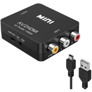 AV Чинч към HDMI преходник FullHD 1080p