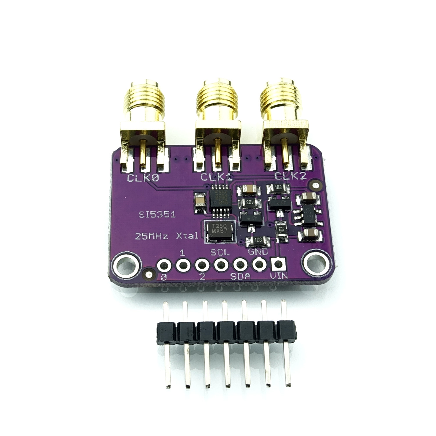 Si5351A Генератор на сигнали 8 kHz - 160 MHz I2C SMA - Image 4