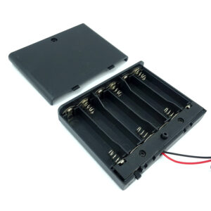 Гнездо за 6 батерии AA R6 с превключвател 9V