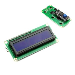 LCD1602 Дисплей, син 2x16с I2C с HD44780 конвертор